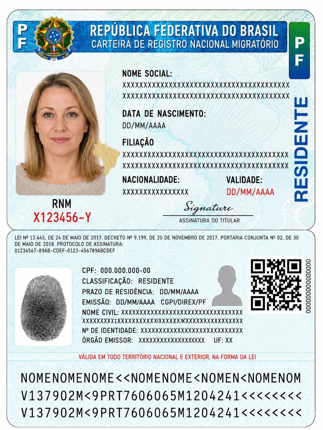 CRNM · ПМЖ Бразилии